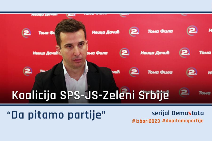Da pitamo partije - koalicija Socijalističke partije Srbije, Jedinstvene Srbije i Zelenih Srbije