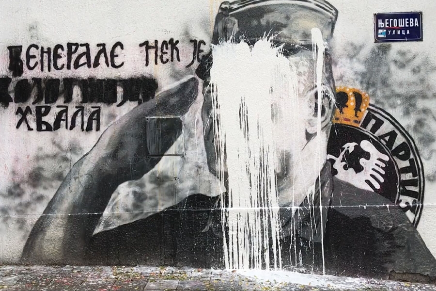 Građanski sukob oko Mladićevog murala