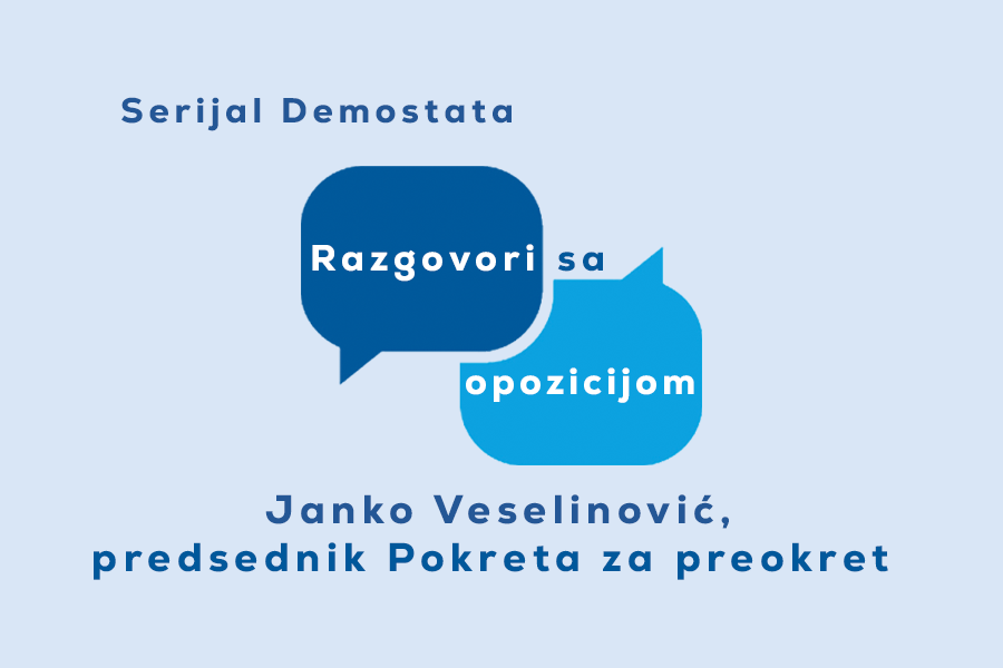 Veselinović: Nužno da opozicija ima jedinstvenog predsedničkog kandidata