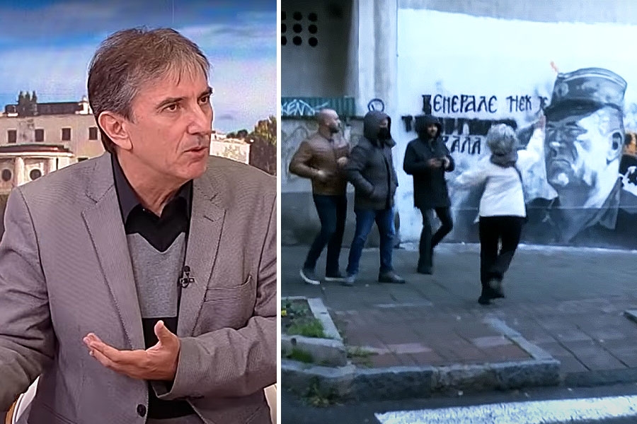 Milivojević: Od situacije sa muralom Ratka Mladića Vučić zadovoljno trlja ruke