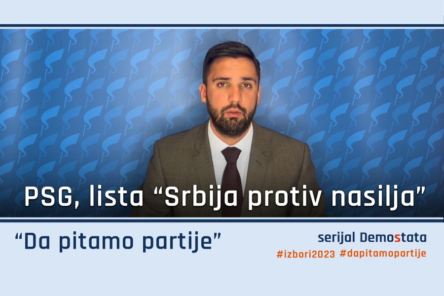 Da pitamo partije - Pokret slobodnih građana, lista "Srbija protiv nasilja"